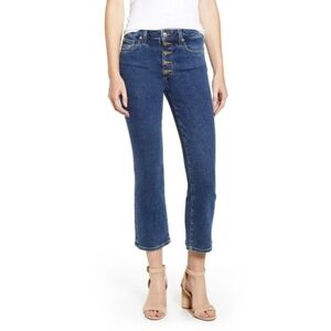Joe's The Callie Denim High-Rise Cropped Bootcut Jeans size 24